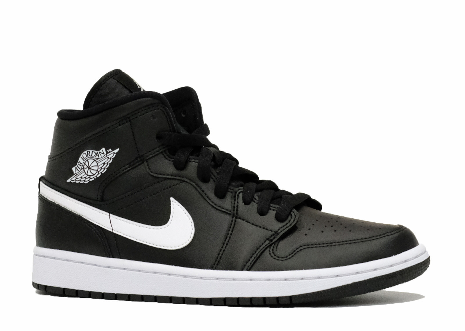 Air Jordan 1 Mid Black White | Level Up