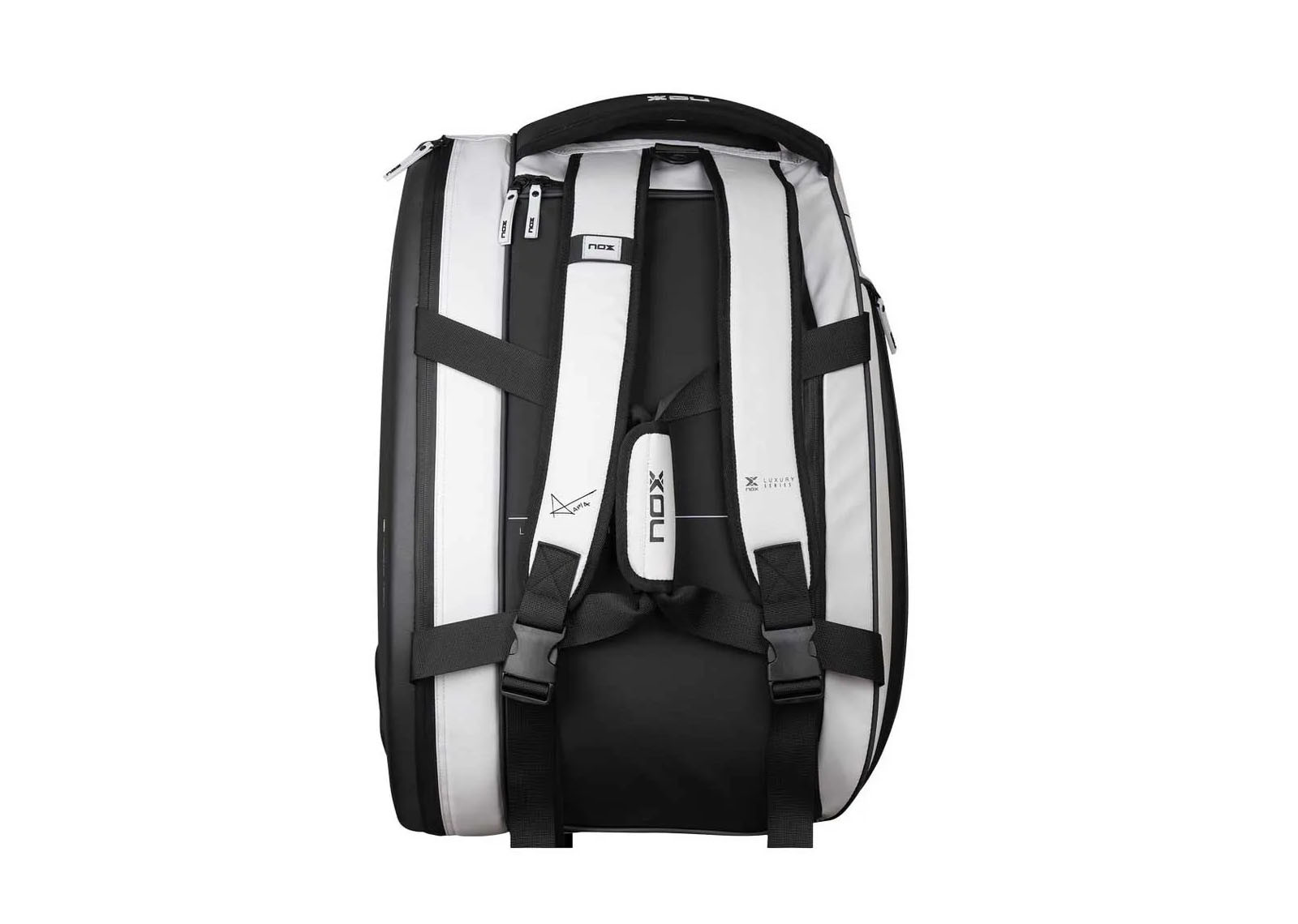 NOX LUXURY MASTER SERIES BLACK WHITE PADEL BAG image 12