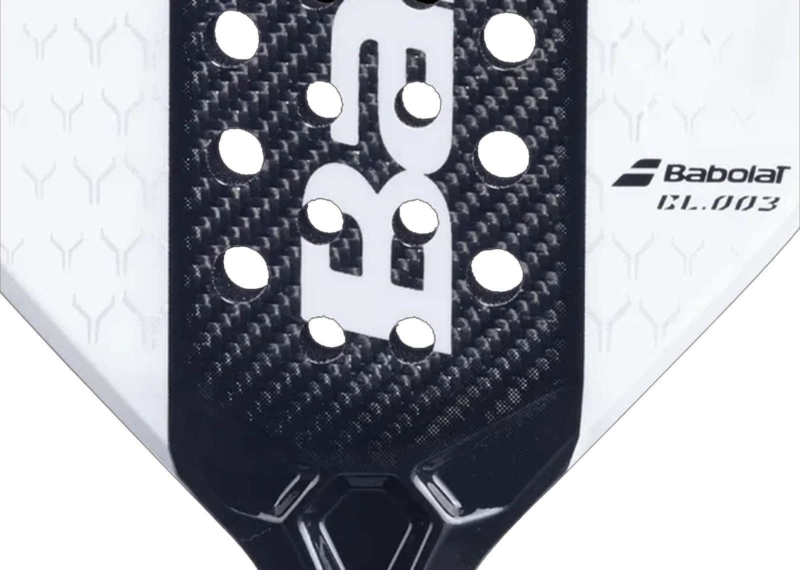 BABAOLAT LAMBORGHINI BL.003 WHITE PADEL RACKET image 5
