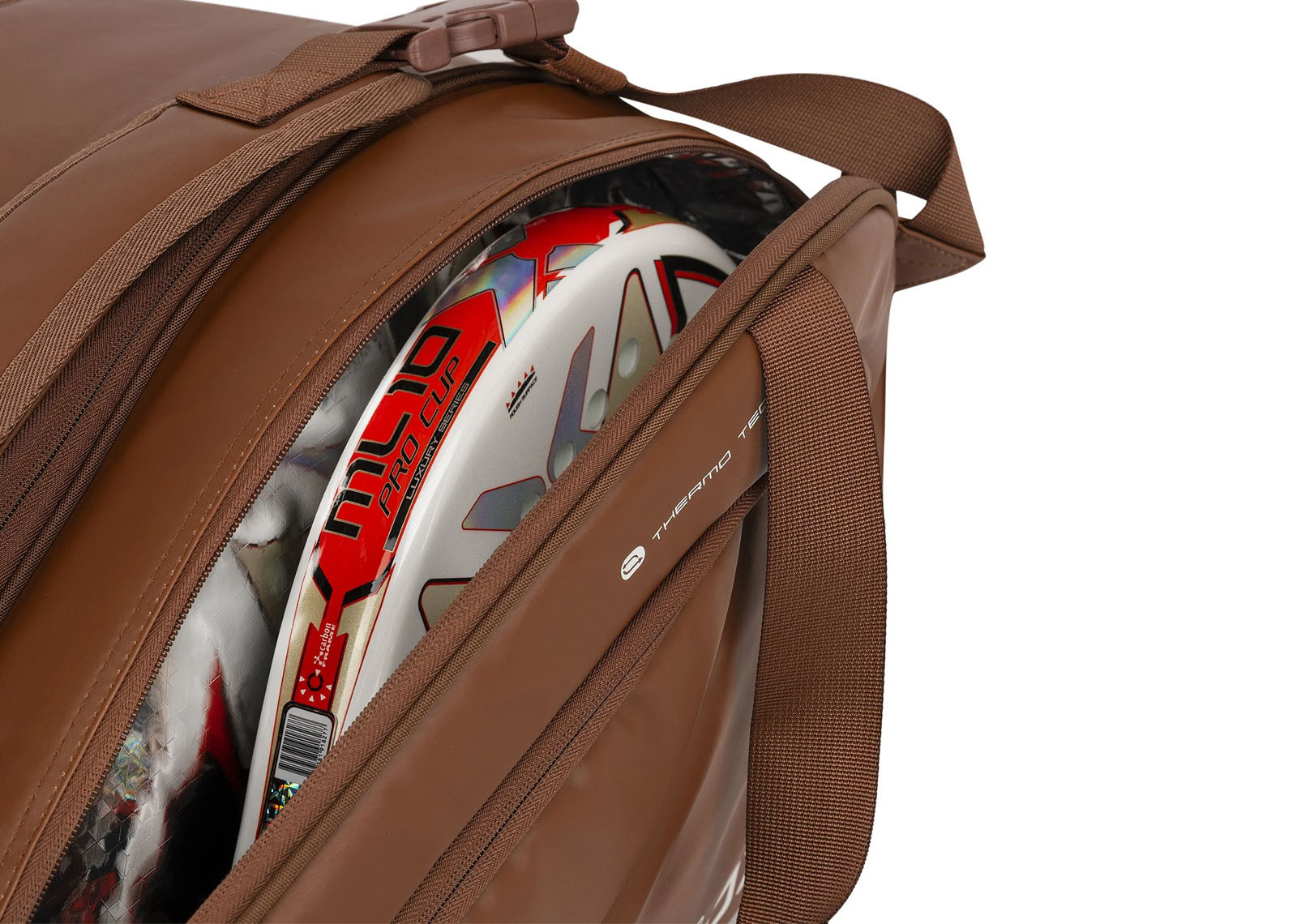 NOX PRO SERIES BROWN CAMEL RACKET PADEL BAG image 8