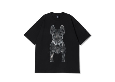 LIFEWORK KOREA BIG LADOK SHORT-SLEEVED T-SHIRT BLACK SILVER
