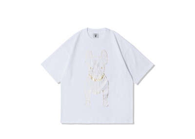LIFEWORK KOREA BIG LADOK SHORT-SLEEVED T-SHIRT WHITE GOLD