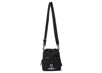 LIFEWORK KOREA BISLON ZIPPER SHERRING MINI CROSSBAG BLACK