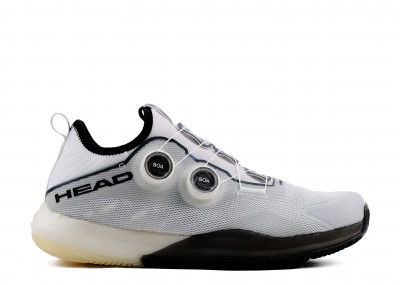 HEAD MOTION PRO BOA PADEL SHOES WHITE BLACK 