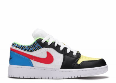 jordan 1 low floral vines