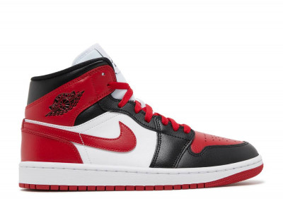 AIR JORDAN 1 MID ALTERNATE BRED TOE (W)
