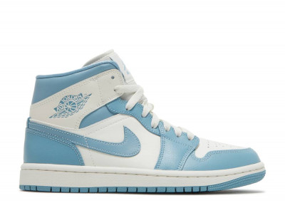 Nike GS Air Jordan 1 Mid University Blue スニーカー 靴 レディース 激安特価特売