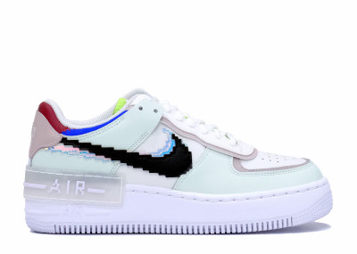 AIR FORCE 1 SHADOW SE PIXEL SWOOSH BARELY GREEN