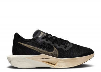 ZOOM VAPORFLY NEXT% 3 BLACK METALLIC GOLD GRAIN