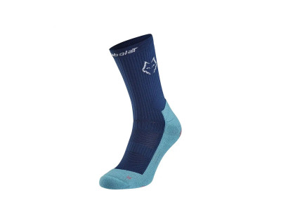BABOLAT MID CALF SOCKS JUAN LEBRON CYAN BLUE