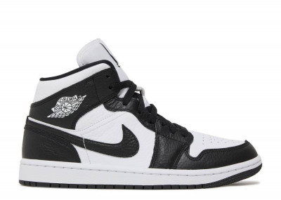 AIR JORDAN 1 MID SE HOMAGE BLACK WHITE (W)