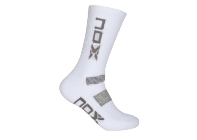 NOX PACK OF CREW PERFORMANCE SOCKS WHITE GRAY