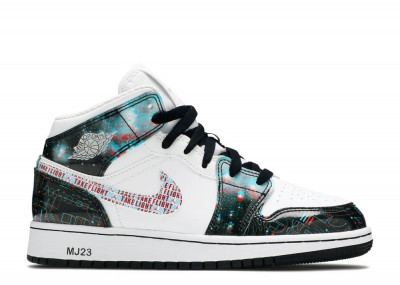 AIR JORDAN 1 MID SE GS TAKE FLIGHT