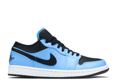 AIR JORDAN 1 LOW UNIVERSITY BLUE BLACK
