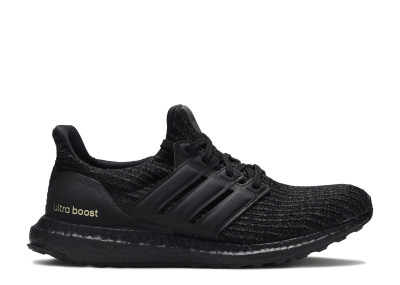 ULTRA BOOST 4.0 TRIPLE BLACK GOLD (W)