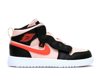 AIR JORDAN 1 MID BLACK PINK CRIMSON (PS)
