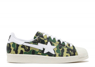 ADIDAS BAPE X SUPERSTAR 80S ABC CAMO