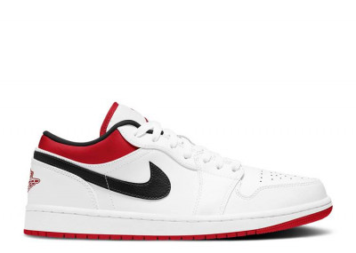 AIR JORDAN 1 LOW WHITE UNIVERSITY RED