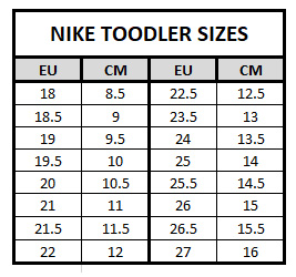 size chart jordan 1 low